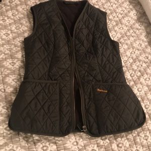 Olive Barbour Vest